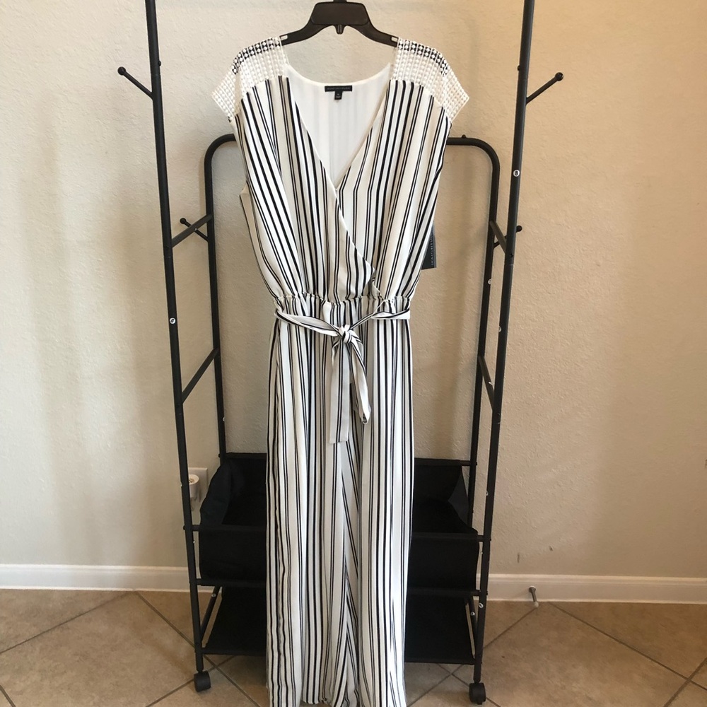 Signature Studio Monochrome Striped Jumpsuit